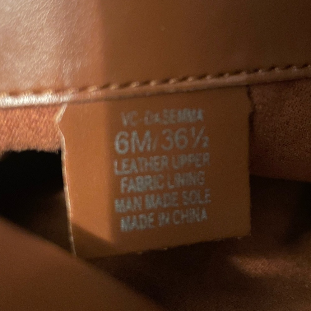 Vince Camuto New Dasemma Tan Over The Knee Block Heel Boot 6 - Picture 9 of 16